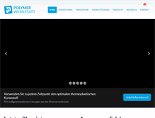 Tablet Screenshot of polymerwerkstatt.com